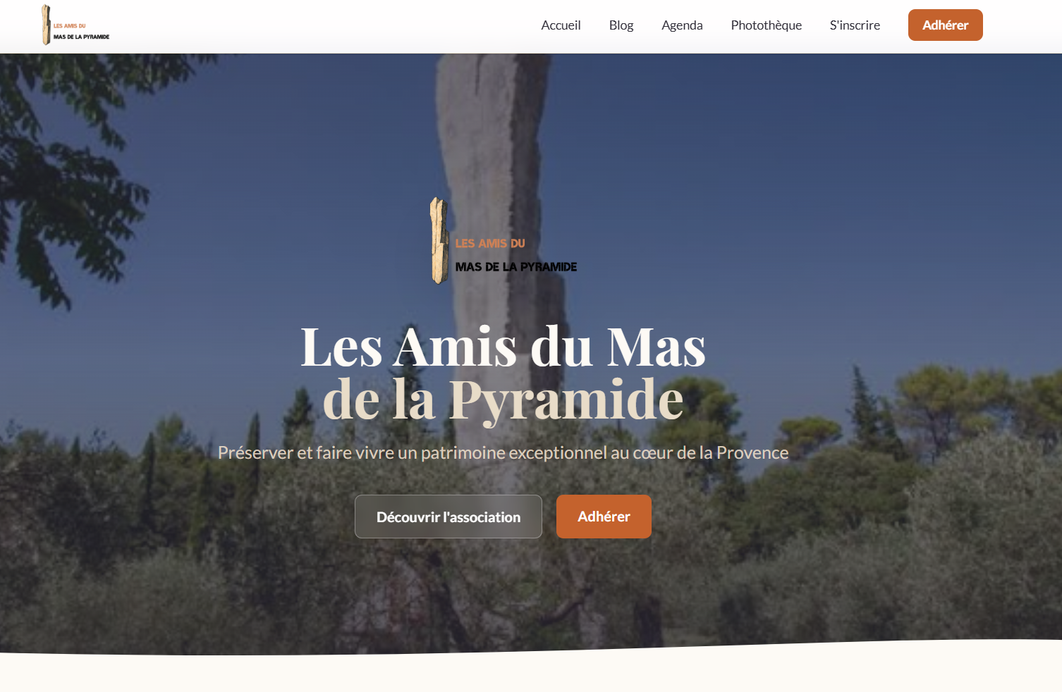 Mas de la Pyramide site